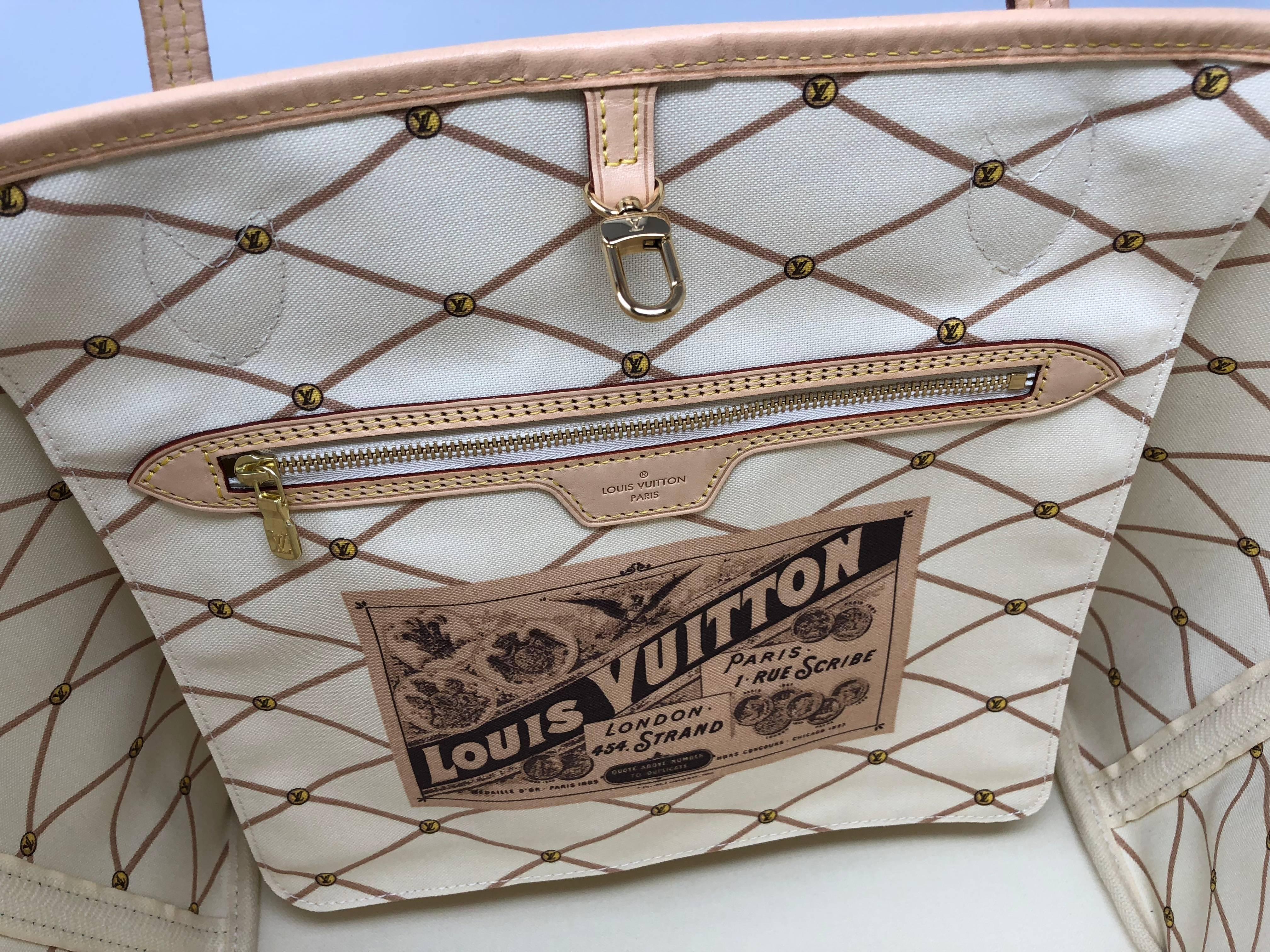 Limited Edition Louis Vuitton Trunks Kollektion 2018 Neverfull MM (Schwarz)