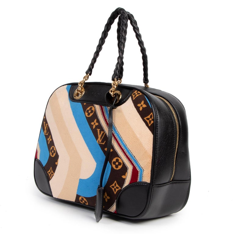 Limited Edition Louis Vuitton Vanity Tuffetage Bowling Bag at