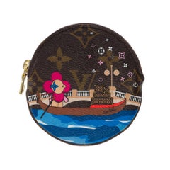 Limited Edition Louis Vuitton Vivienne Doll coin purse in brown monogram, GHW