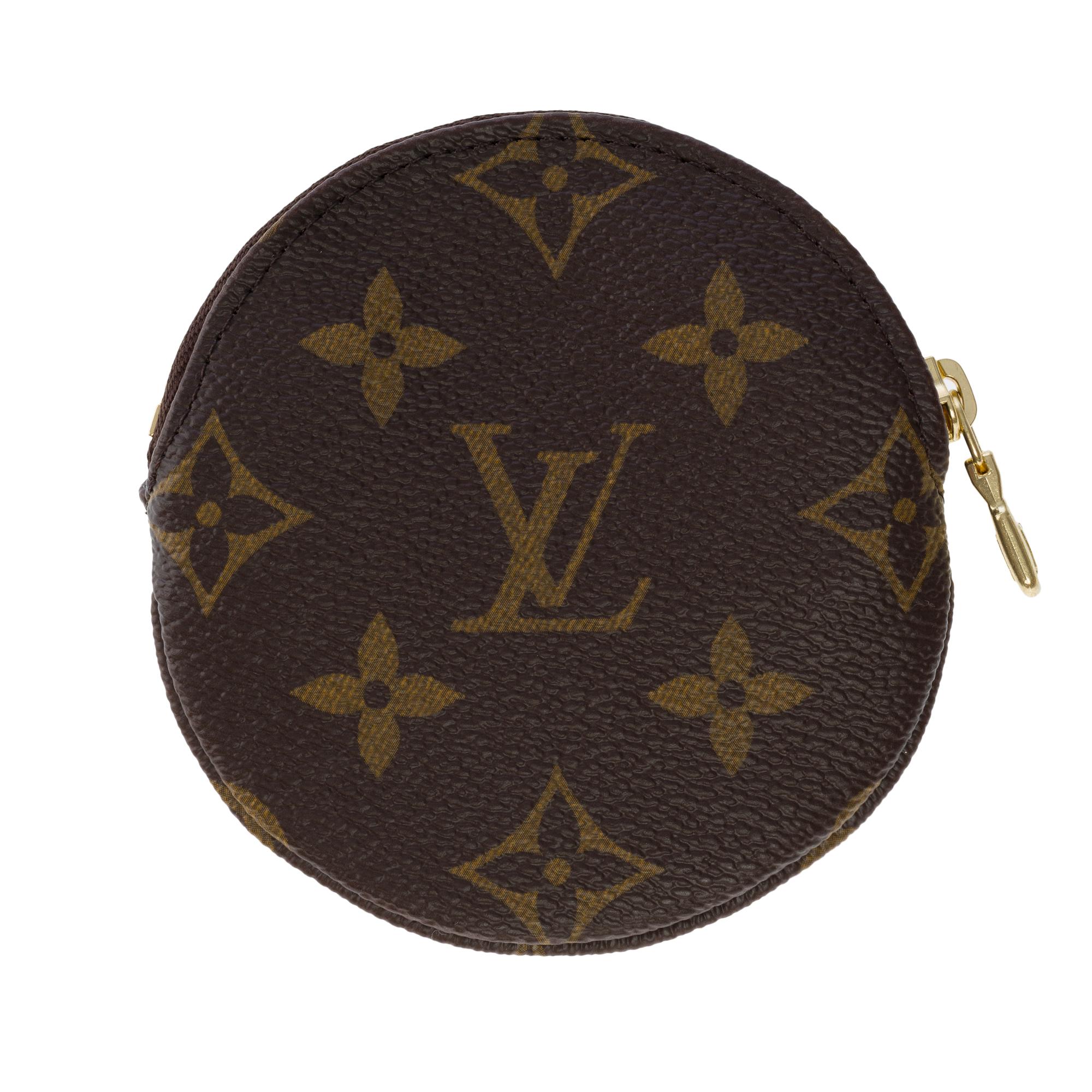 Limited Edition Louis Vuitton Vivienne Doll coin purse in brown monogram, GHW In New Condition In Paris, IDF