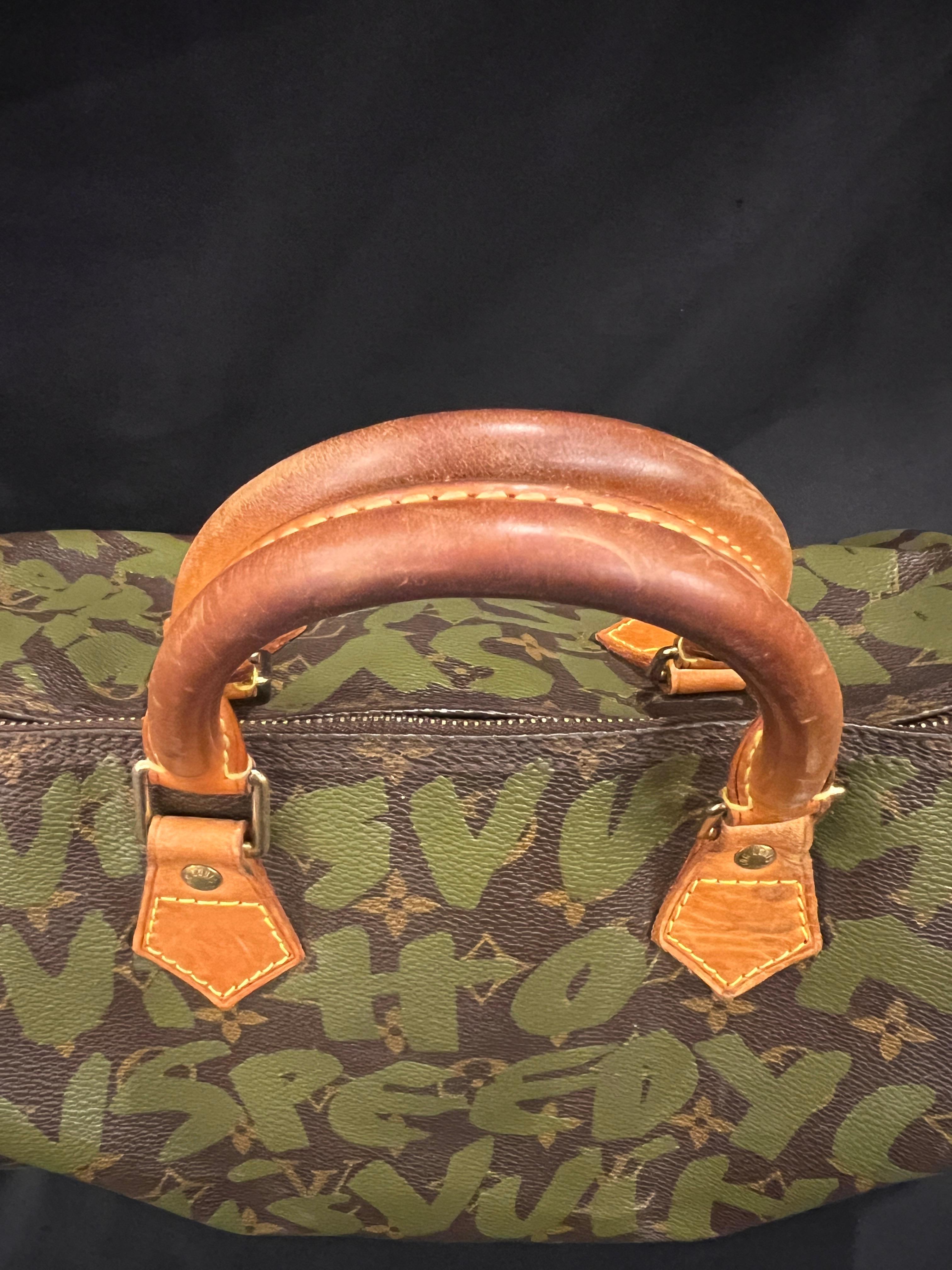 pink and green lv bag