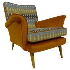 Retro Limited Edition Lounge Armchair by H Vaughan of Spital Fields, London