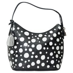 Limited Edition LV x Yayoi Kusama Marshmallow Tote bag in White&Black, SHW