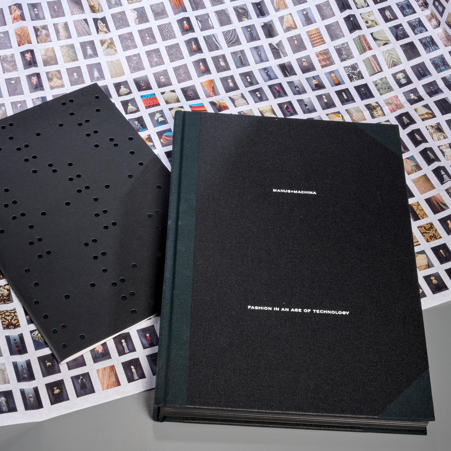 Manus x Machina: Fashion in an Age of Technology, limited-edition boxed set (No. 490/600), signed by Anna Wintour. Published by The Metropolitan Museum of Art in 2016 for the acclaimed Costume Institute exhibition curated by Andrew Bolton. From the