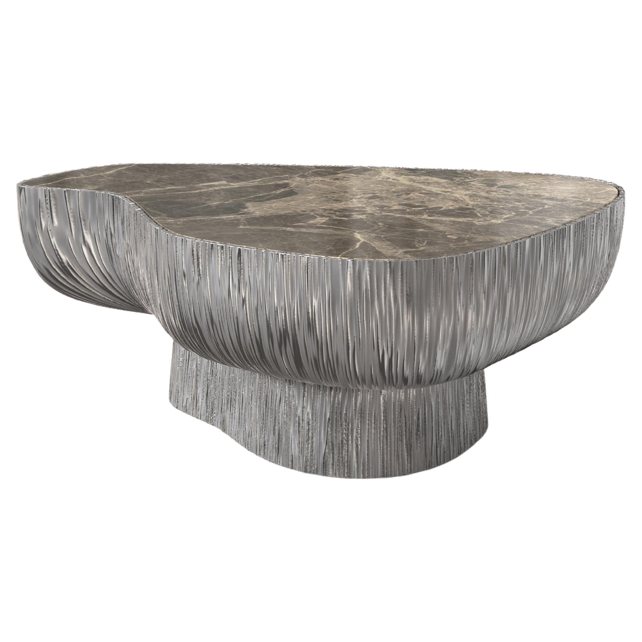 Limited Edition Marble Aluminium Table, Giava V2 by Simone Fanciullacci For Sale