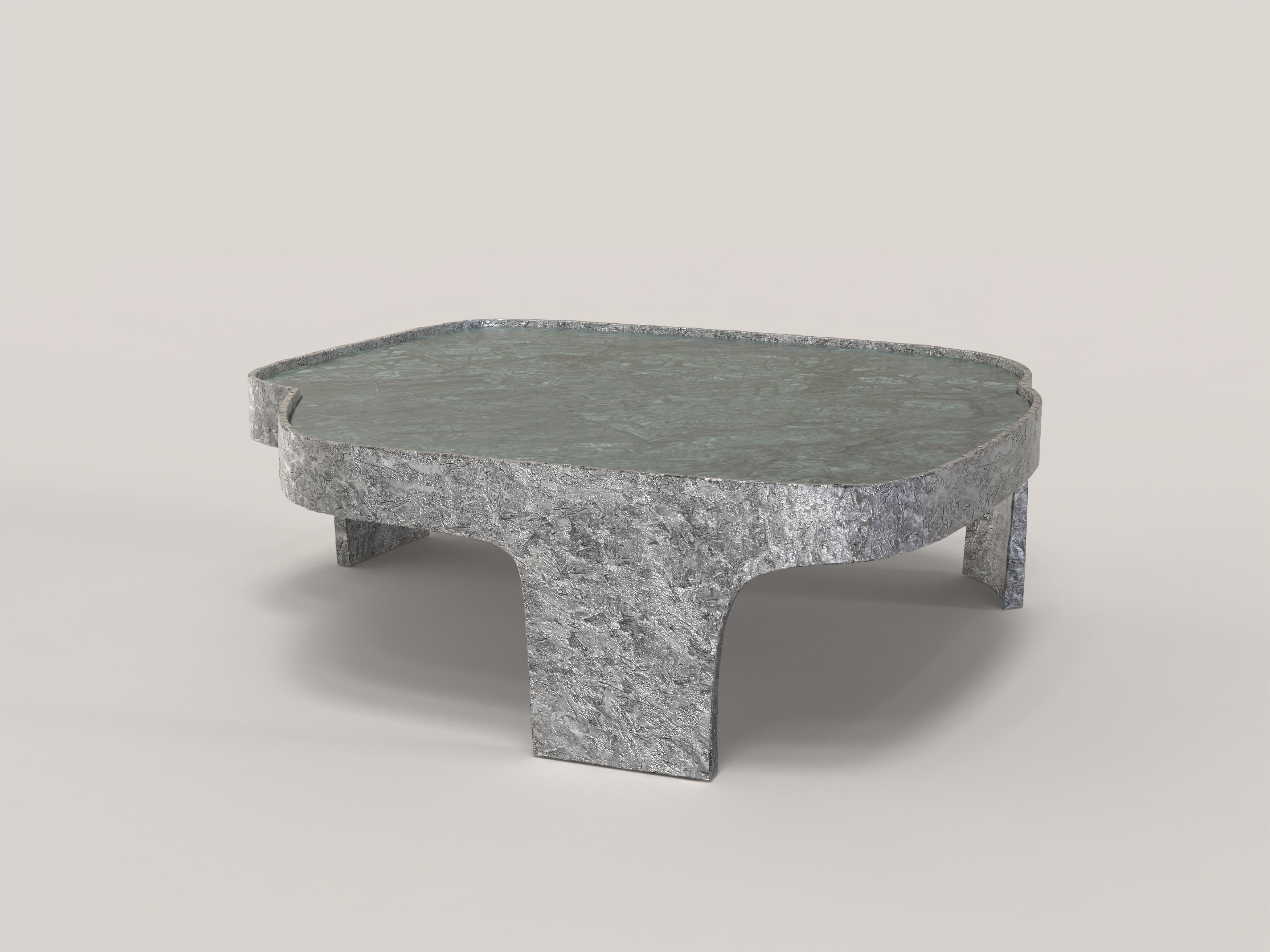 Limited Edition Marble Aluminium Table, Sumatra V2 by Edizione Limitata In New Condition For Sale In Milano, IT