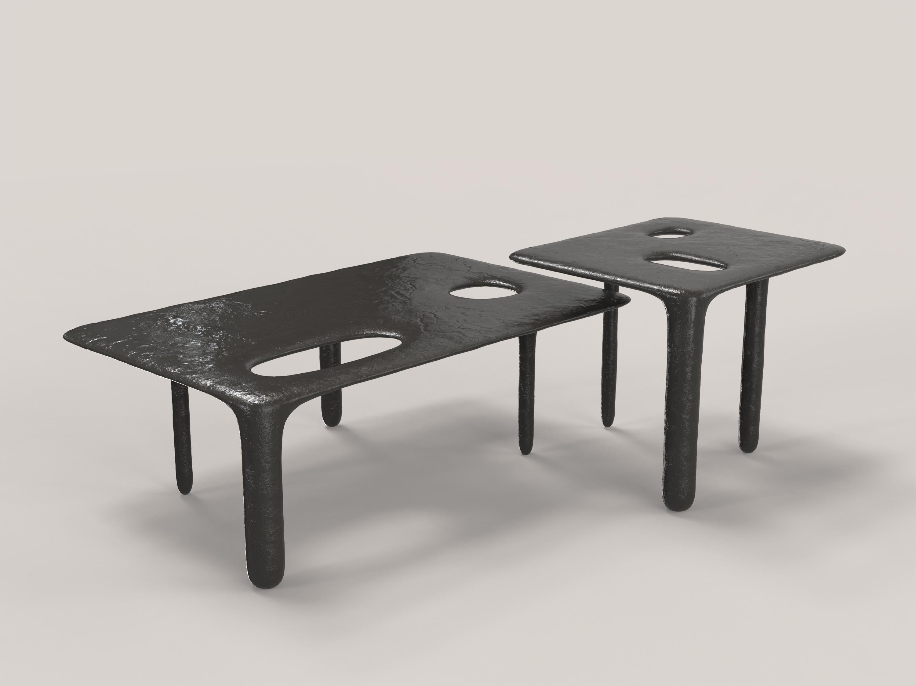 XXIe siècle et contemporain Table en bronze en édition limitée Oasi V1 par Edizione Limitata en vente