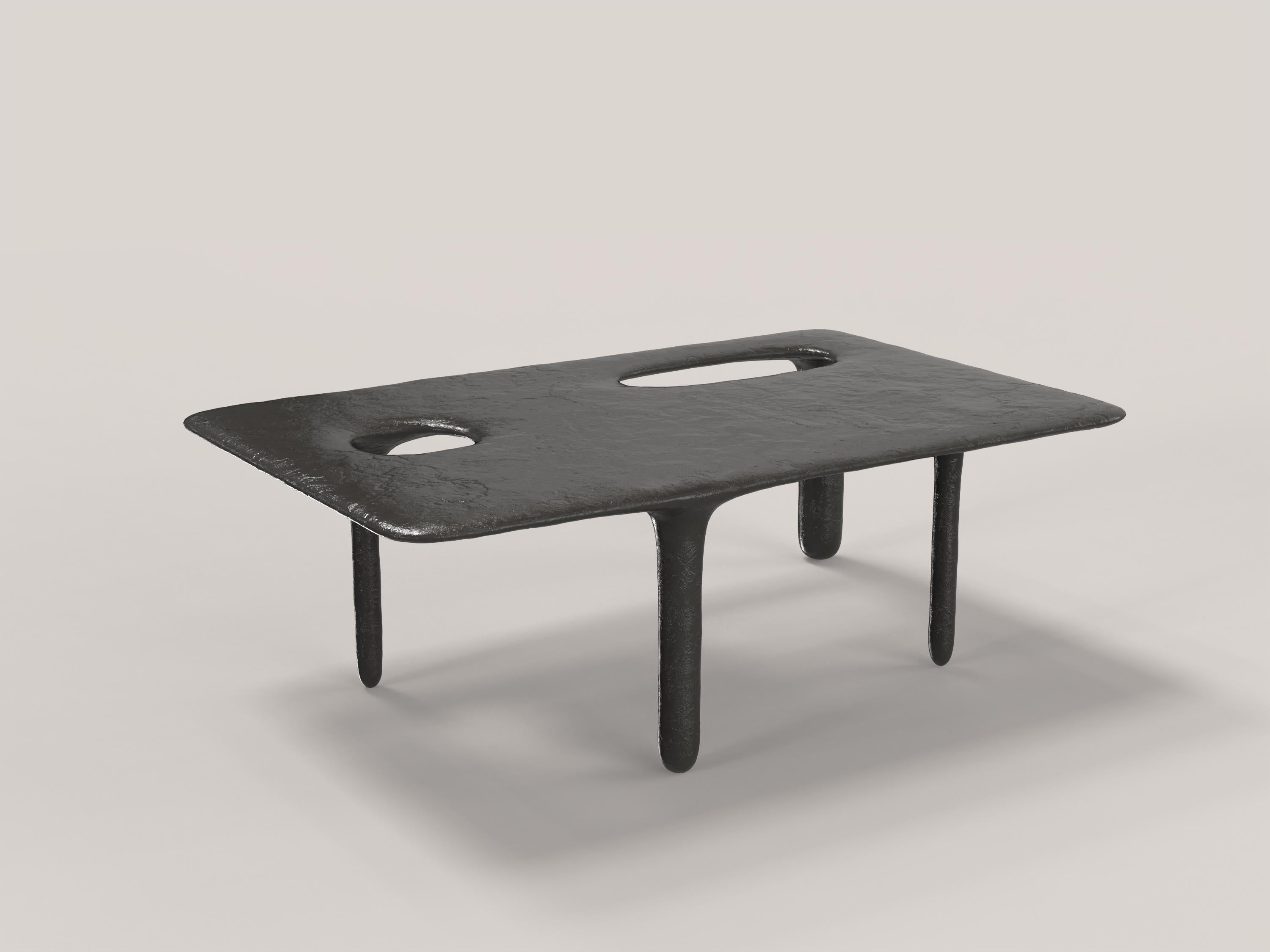 Cast Limited Edition Bronze Table, Oasi V2 by Edizione Limitata For Sale