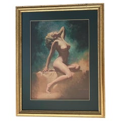 Limited Edition Marilyn Monroe "Lady in the Light" Nude Lithograph by Earl Moran
