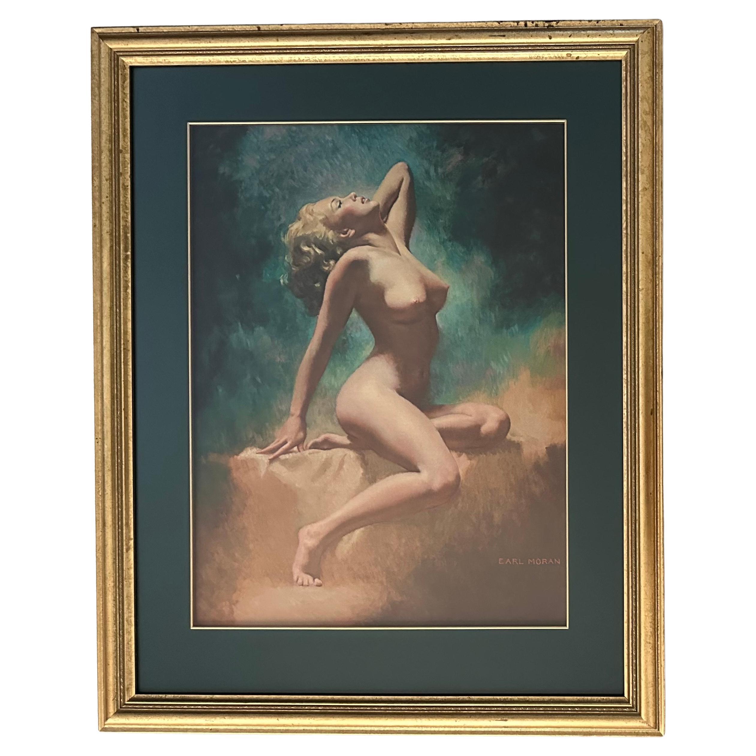 Limited Edition Marilyn Monroe "Lady in the Light" Nude Lithograph by Earl Moran