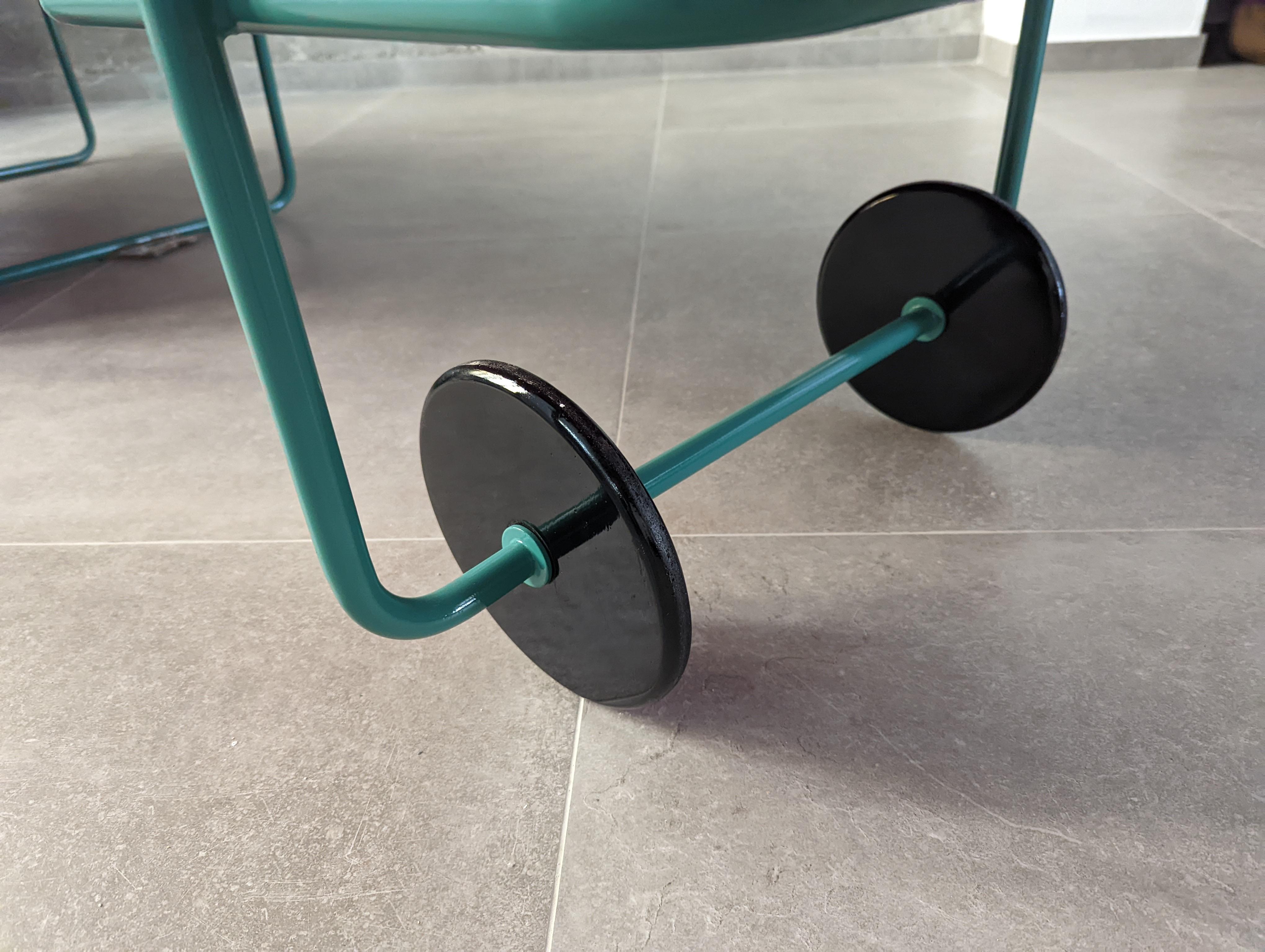 Métal Canapé Memphis Milano Century par Andrea Branzi, 1982