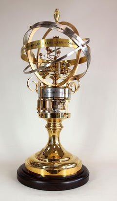 Orrery-Uhr aus der Mitte des Jahrhunderts von Devon Clocks, limitierte Auflage