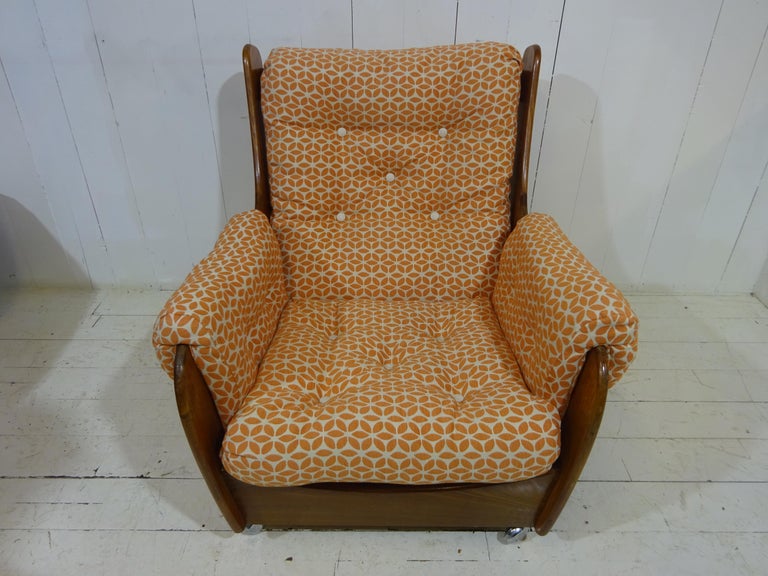 Limited Edition MidCentury Saddle Back Armchair by G Plan at 1stDibs