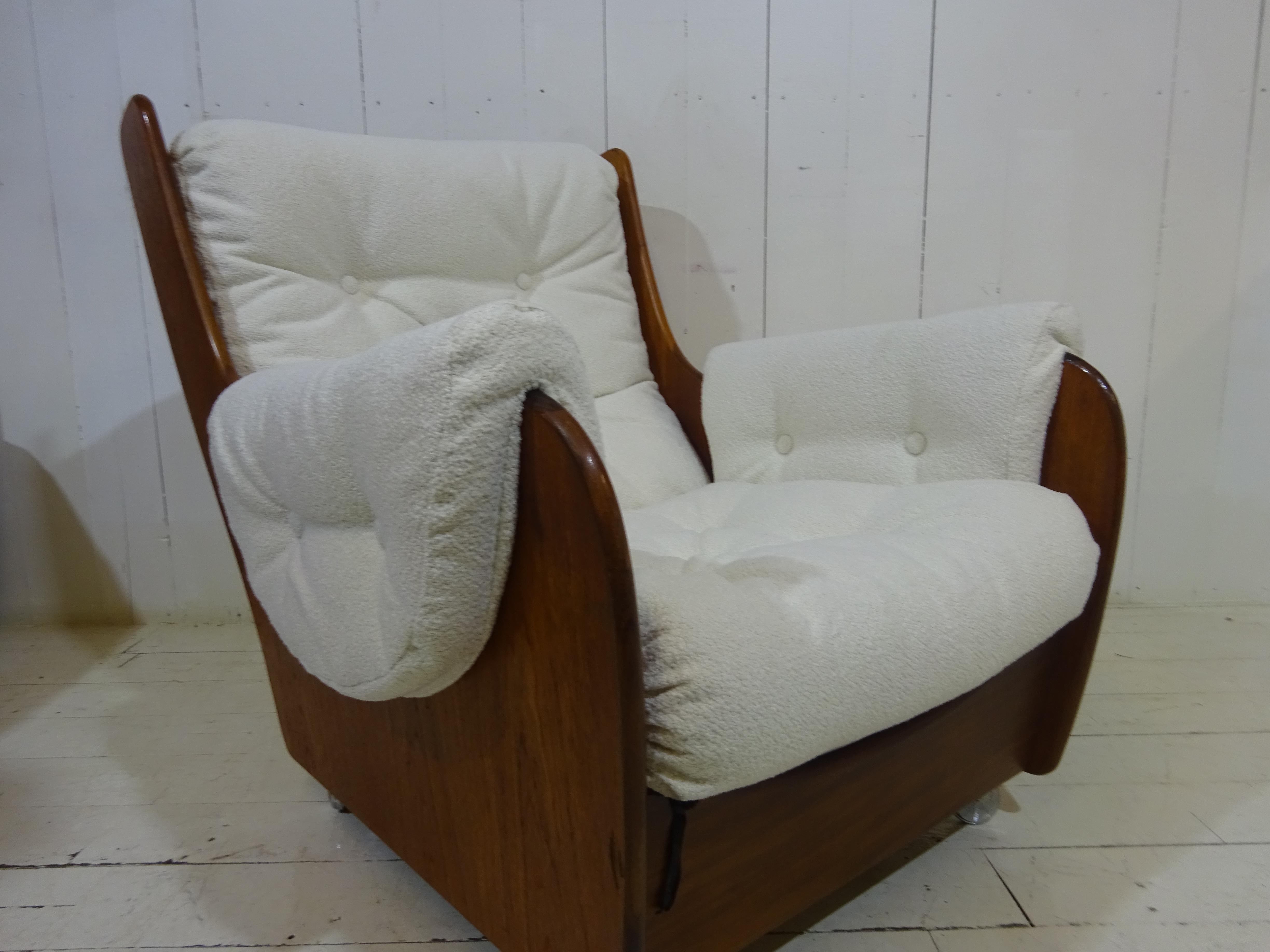 British Limited Edition Mid-Century Saddle Back Armchair by G Plan