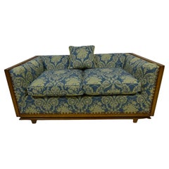 Limited Edition Mid Century Two Seater Sofa in Chenille