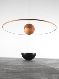 Limited Edition Modern Coffee Table with Cherry Wood and Acrylic Glass