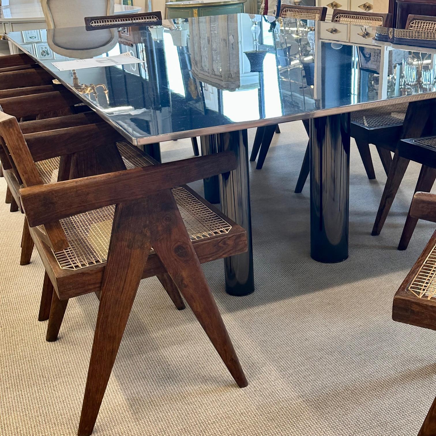 XXIe siècle et contemporain Martin Szekely, Contemporary, Limited Edition Dining Table, Steel, France, 2004 en vente