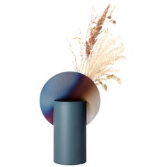 Limited Edition Modern Malevich Vase CSL5 by NOOM with Burned Steel