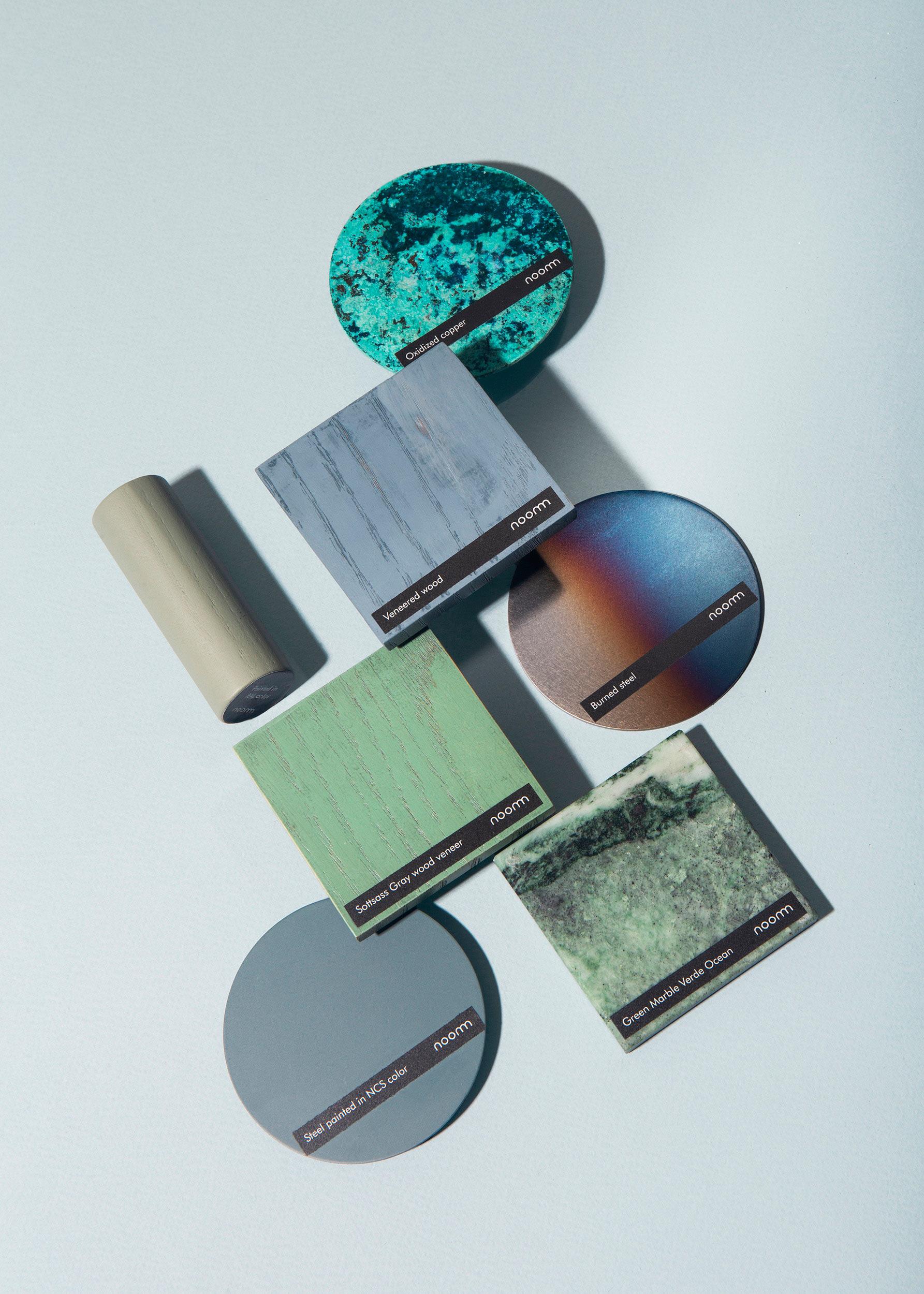 Limited Edition Malevich Vase CSL7- design by NOOM in Rainbow Zinc Plating Steel For Sale 8