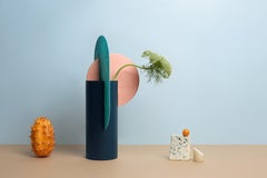 Limited Edition Modern Vase Yermilov CSL2 von NOOM aus oxidiertem Kupfer und Stahl