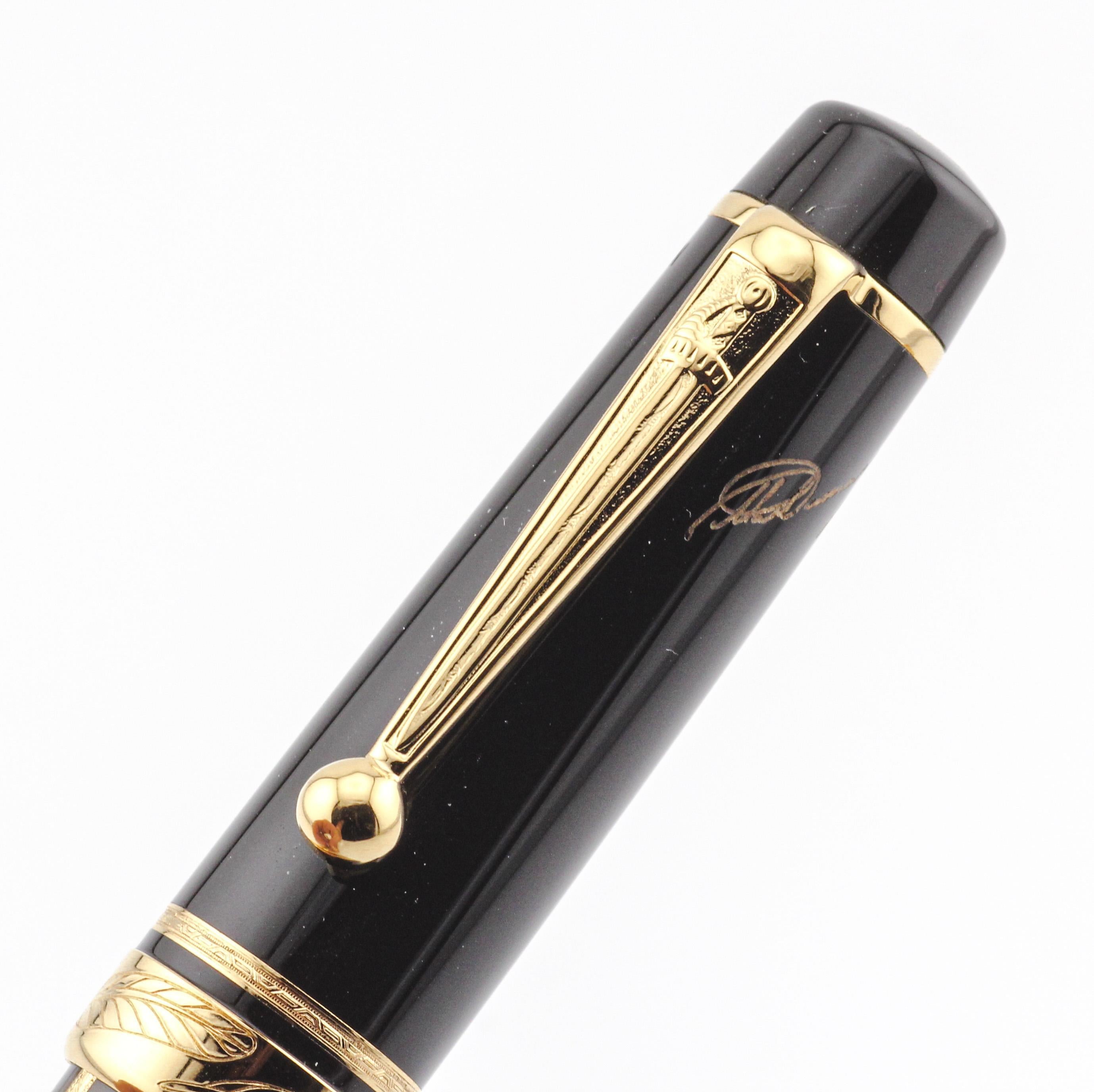 Limited Edition Montblanc Alexander Dumas Writer Series Ballpoint Pen For Sale 3