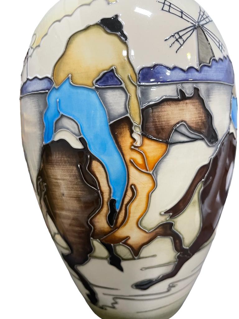 LIMITED Edition  MOORCROFT Art Pottery Vase designed by Kerry Goodwin BOXED In Good Condition For Sale In Richmond Hill, ON
