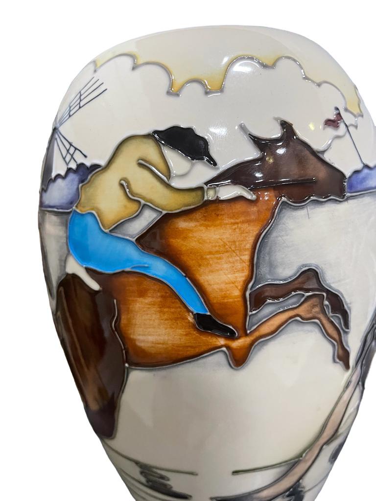 Contemporary LIMITED Edition  MOORCROFT Art Pottery Vase designed by Kerry Goodwin BOXED For Sale