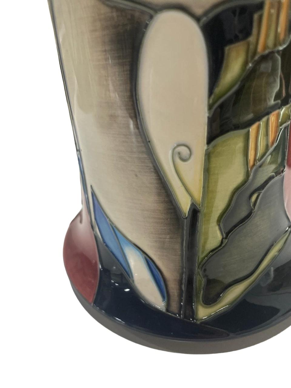 Ceramic LIMITED EDITION MOORCROFT Wapiti vase by Emma Bossons dated 2012 31/35 For Sale