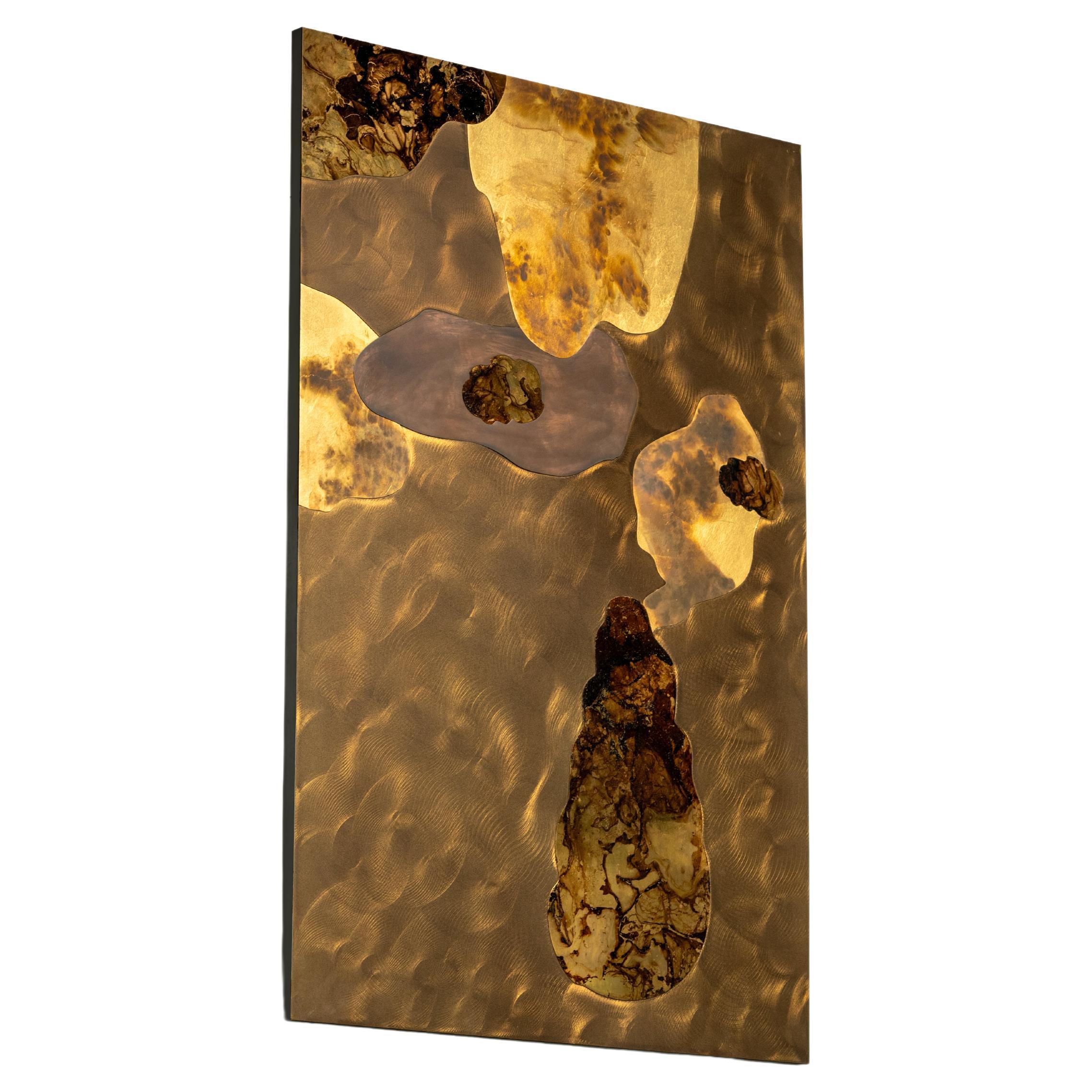 Limited Edition Nebula Wall Art I made in Pure Copper and Resin For Sale