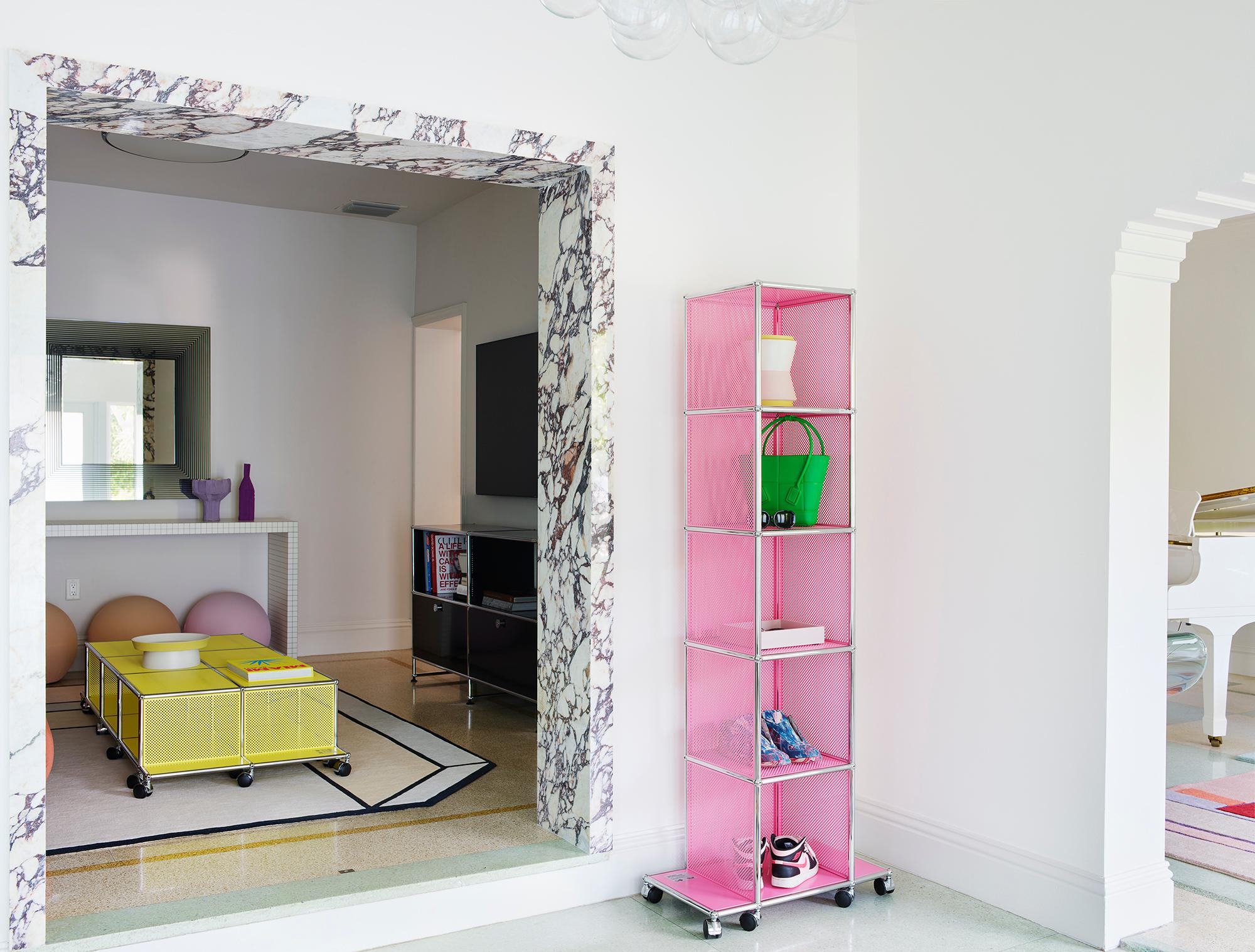 Limited Edition NEW USM Downtown Pink Central Lounge by Ben Ganz in STOCK For Sale 1