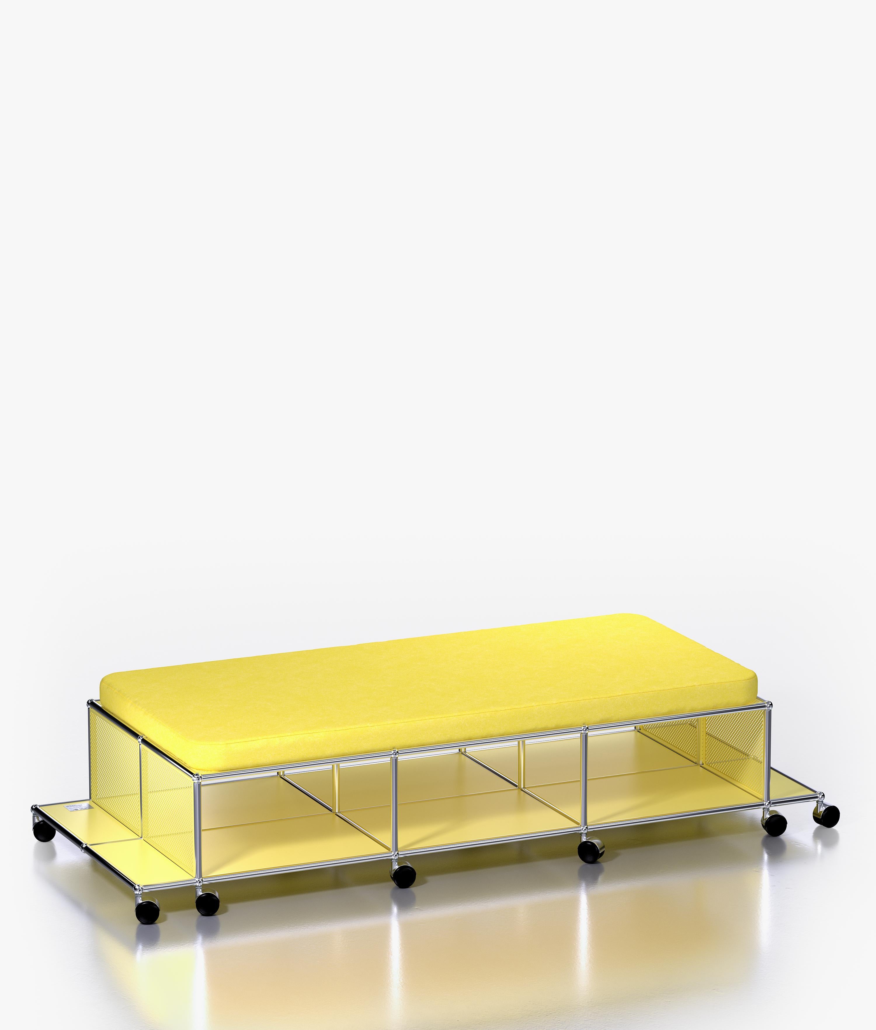 Contemporary Limited Edition New Usm Soho Yellow Central Lounge by Ben Ganz in Stock For Sale