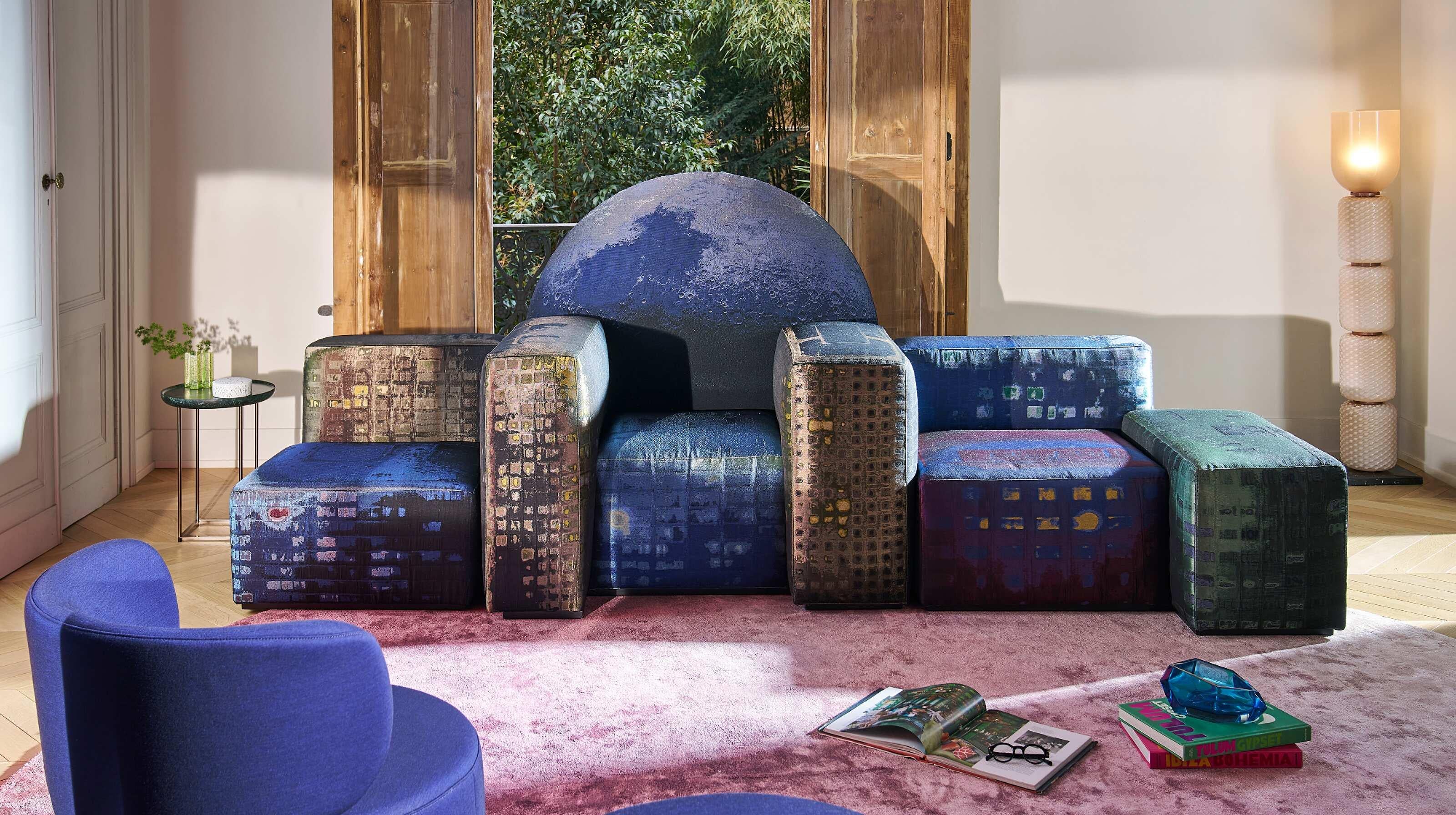 XXIe siècle et contemporain Canapé Notturno A New York en édition limitée de Gaetano Pesce en vente