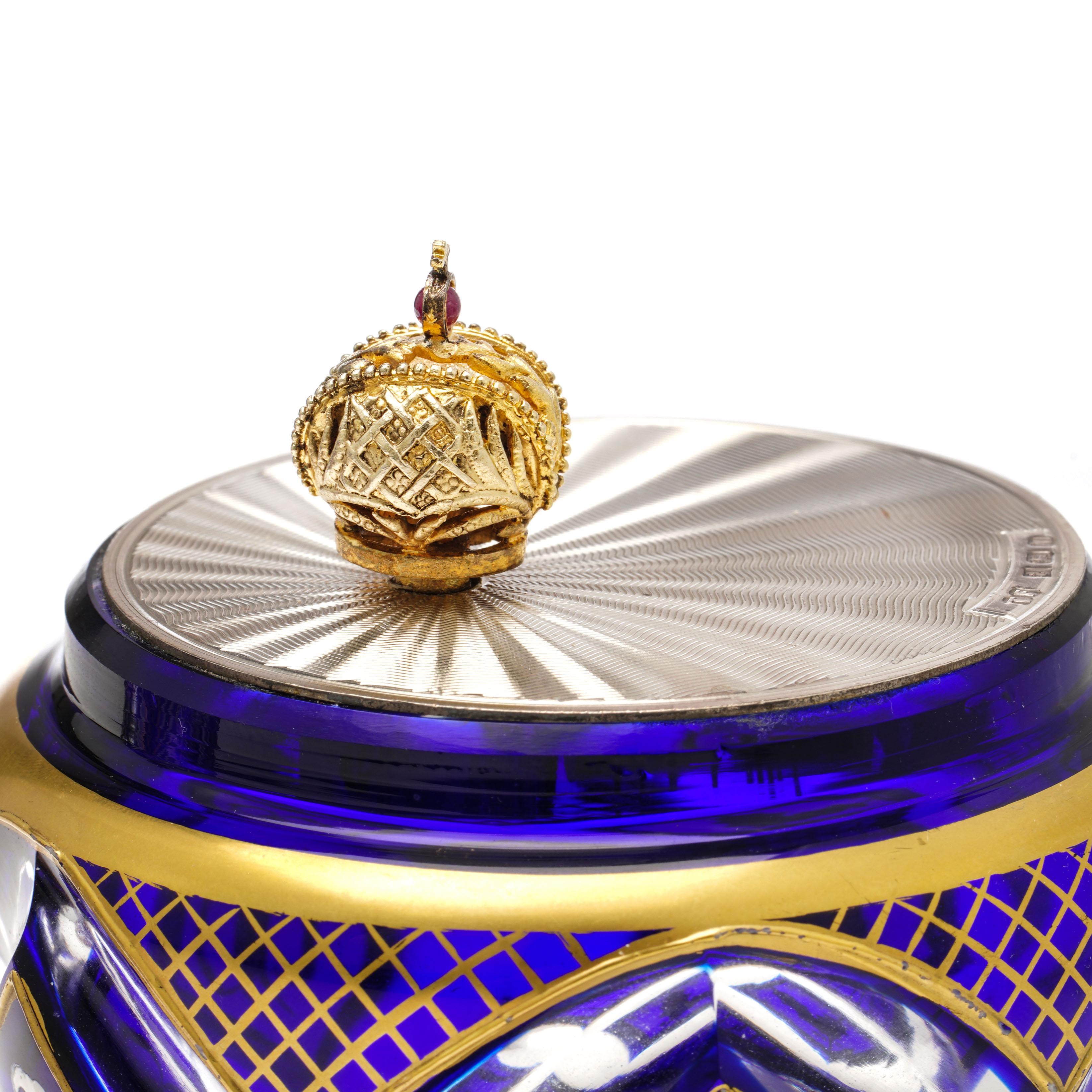 Limited Edition Nr.124 the Winter Egg Music Box by Theo Faberge 2