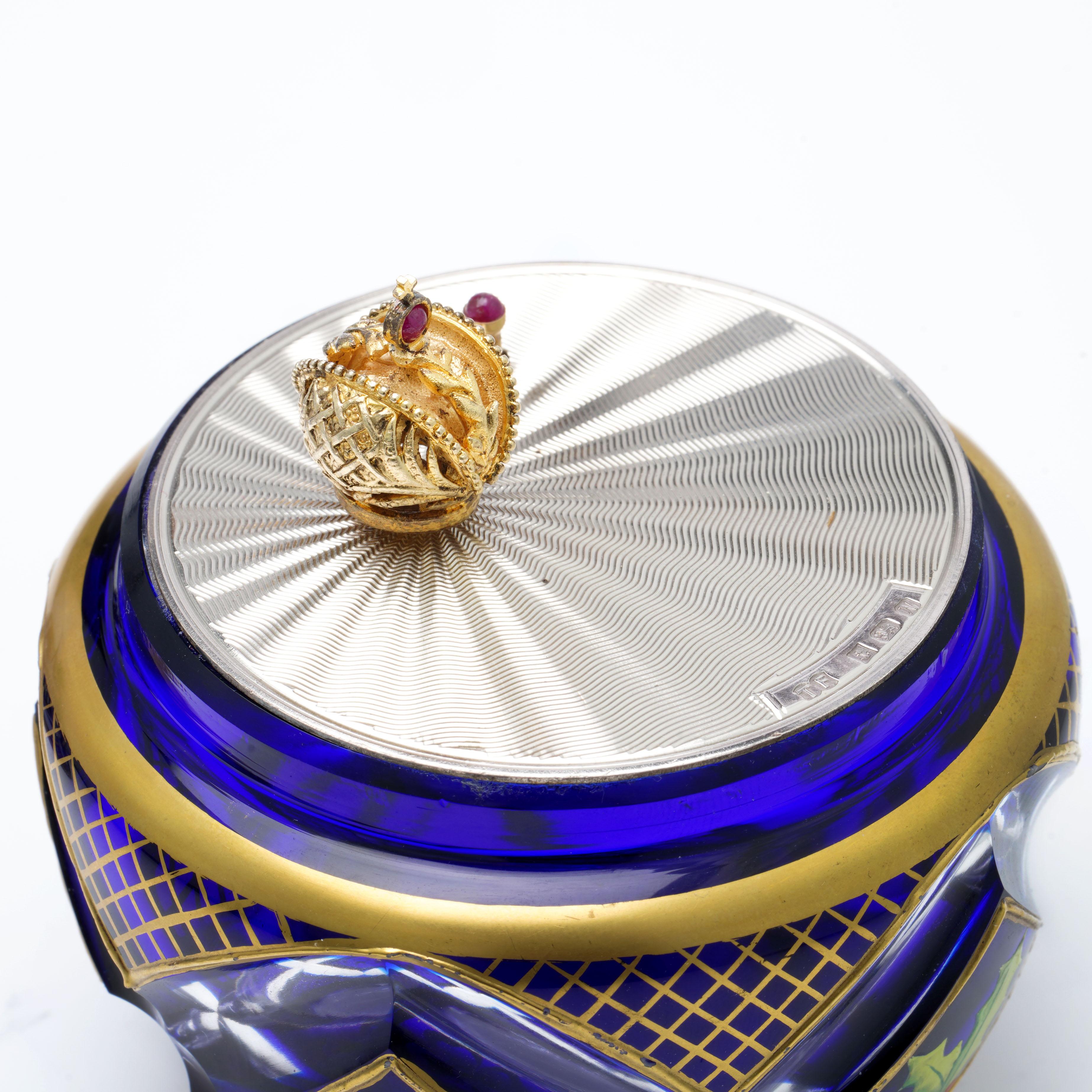 Limited Edition Nr.124 the Winter Egg Music Box by Theo Faberge 3