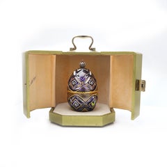 Limited Edition Nr.124 the Winter Egg Music Box by Theo Faberge