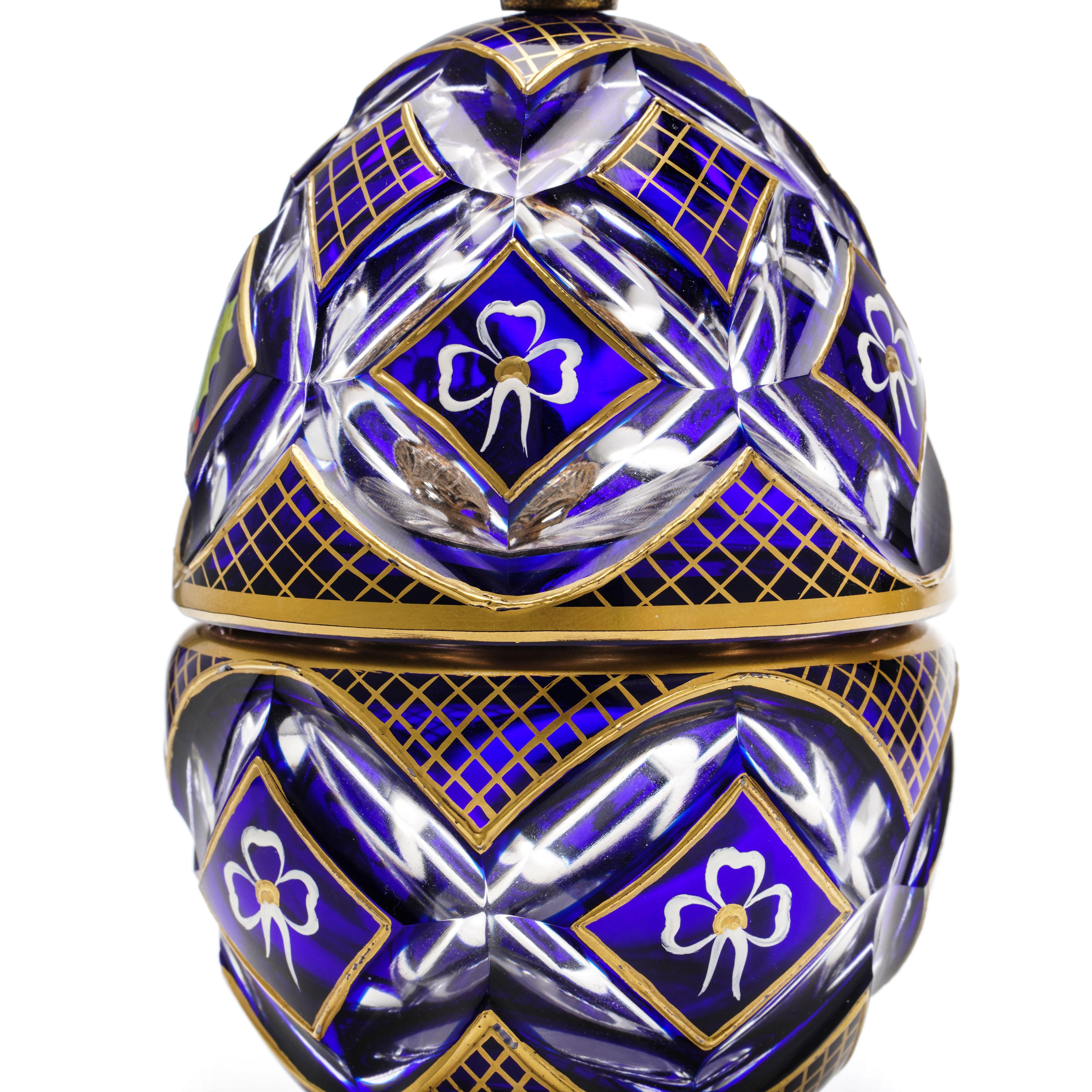 20th Century Limited Edition Nr.124 the Winter Egg Music Box by Theo Faberge