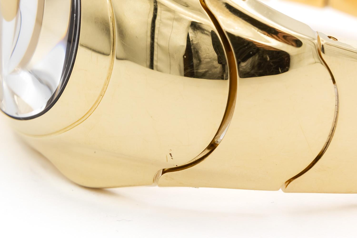 Limited Edition Oakley Timebomb Solid 18k Yellow Gold Extremely Rare For Sale 5