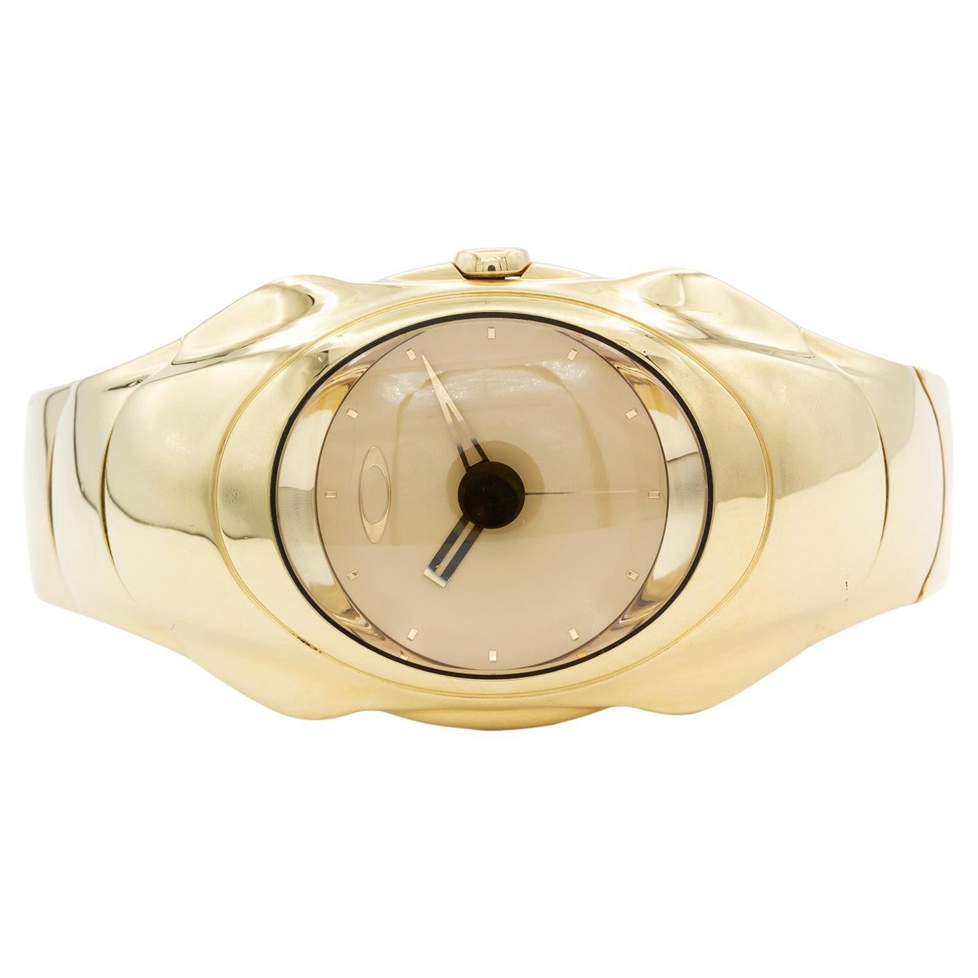 Limited Edition Oakley Timebomb Solid 18k Yellow Gold Extremely Rare