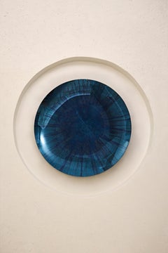 Limited Edition Ocean Eye Nebula Concave Multicolor Oxidized Mirror by Homa