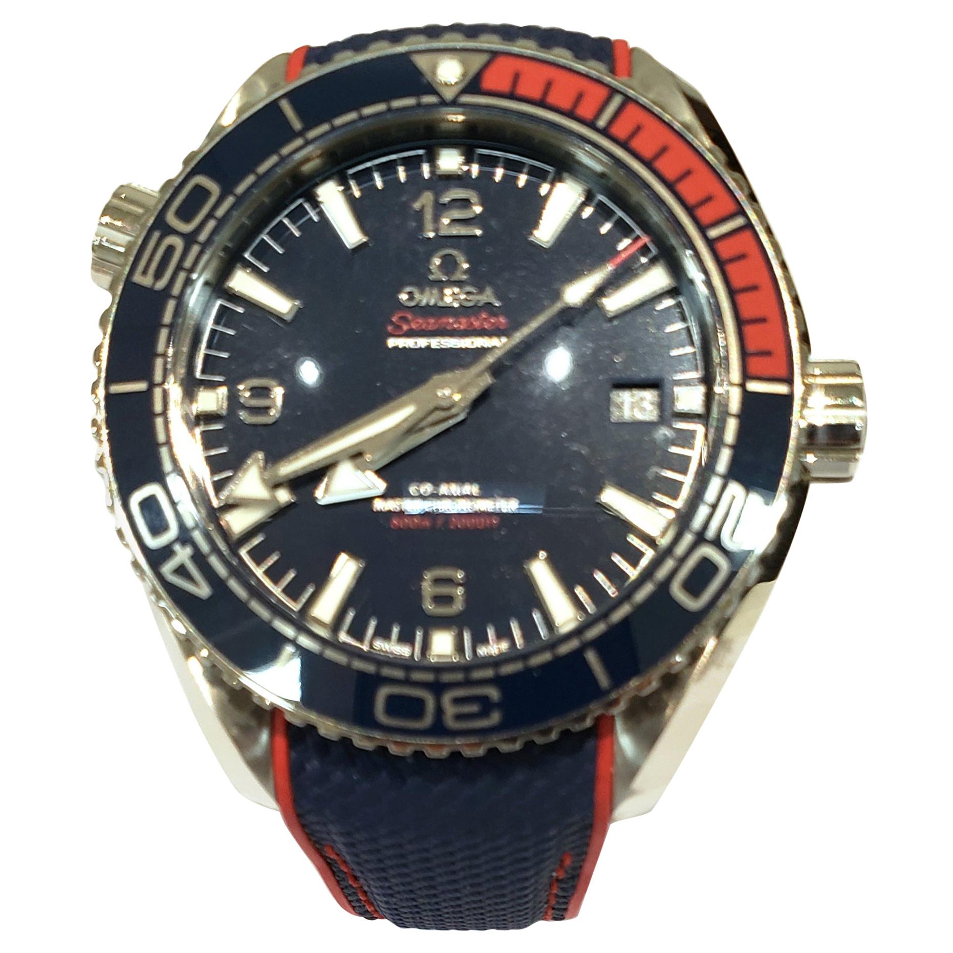 Limited Edition Omega Sea Master Planet Ocean 2018 Olympic Games Watch For Sale