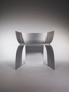 Limited Edition PENG 01 Armchair in Aluminum by Toshiki Omatsu