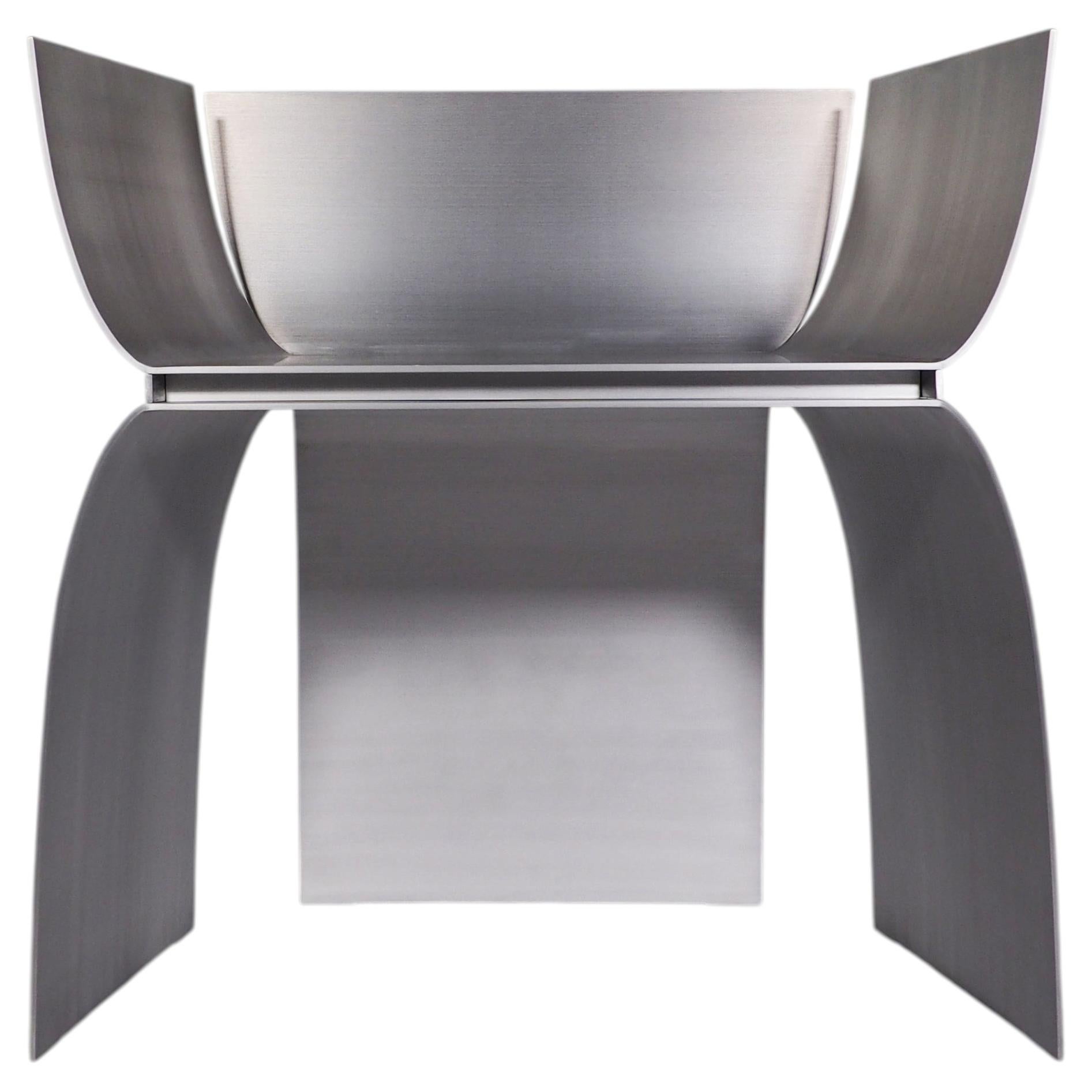 Limited Edition PENG 01 Armchair in Aluminum by Toshiki Omatsu
