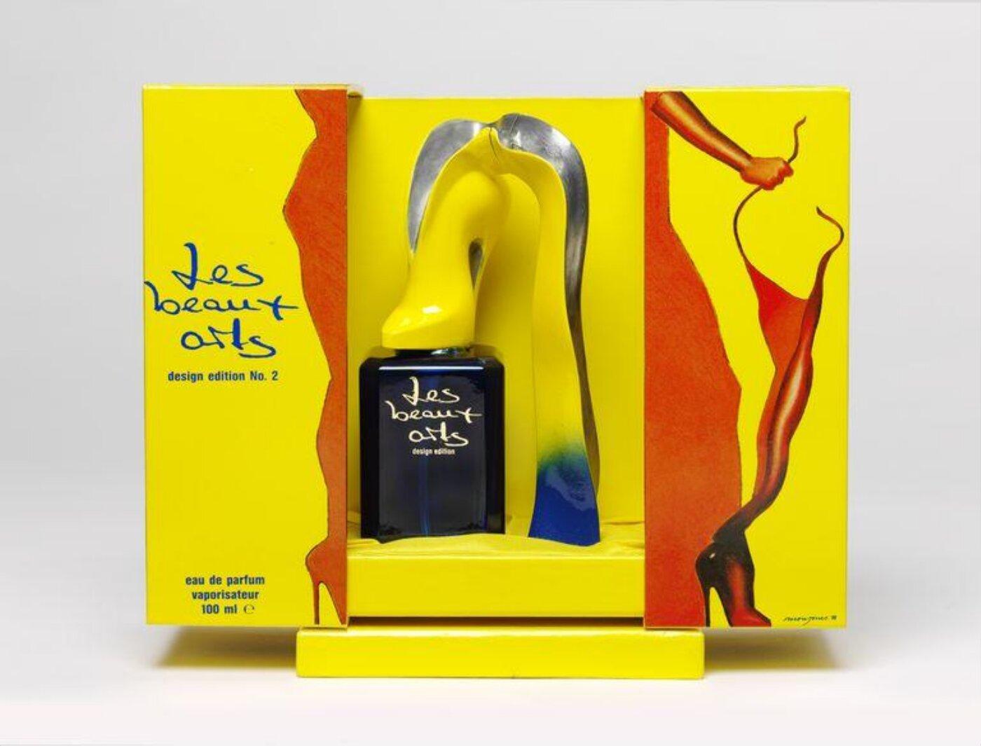 We have a small number of these fantastic pieces by the famous English pop artist Allen Jones. They consist of a full bottle of perfume, with a stunning Aluminium sculpture of a sexy ladies boot, each of the three perfumes, Sparkling, Shocking and