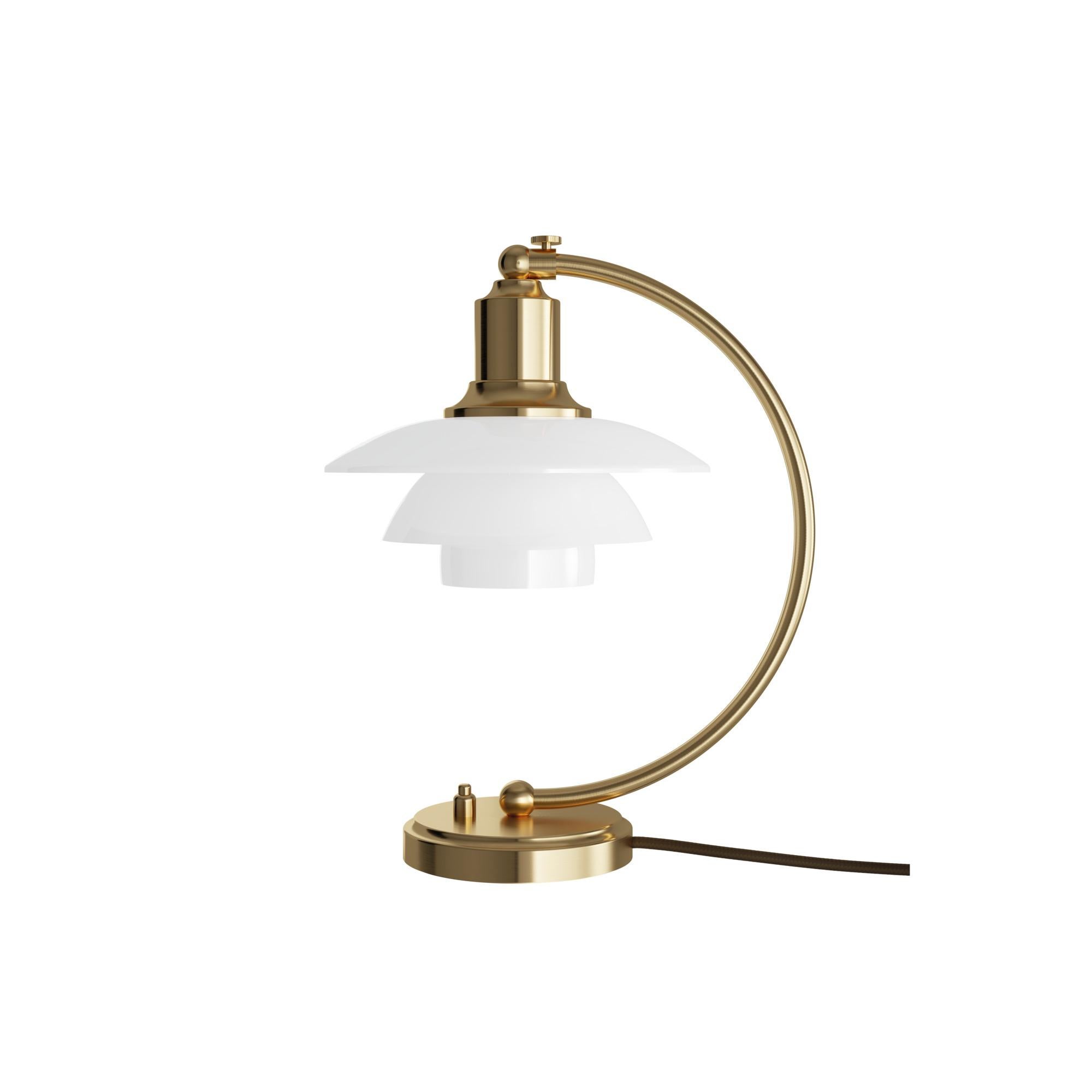 Limited Edition PH 2/2 'Luna' Opalglas-Tischlampe aus Opalglas für Louis Poulsen, limitierte Auflage im Angebot 5