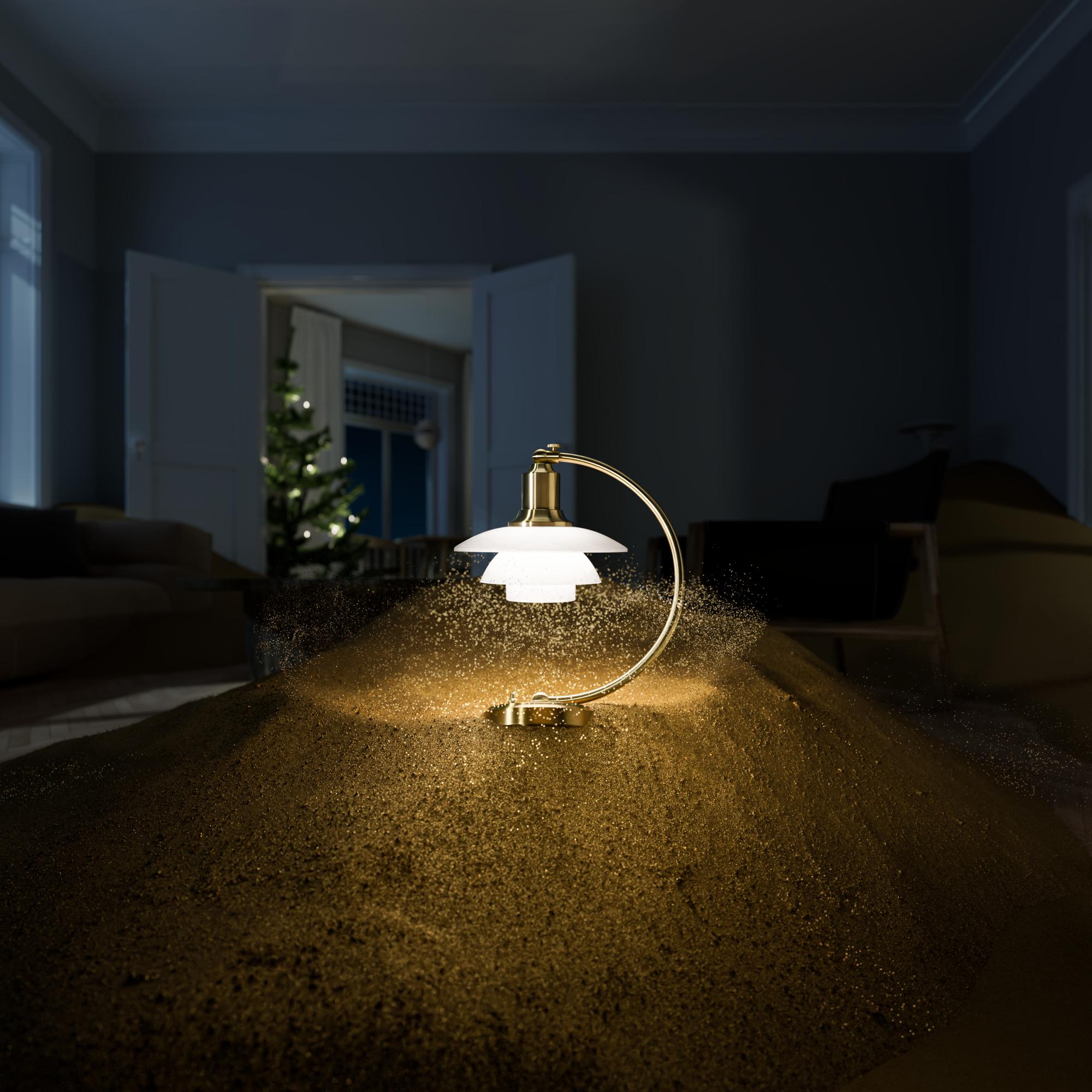 Lampe de bureau « Luna » en verre opalin PH 2/2 en édition limitée pour Louis Poulsen en vente 1