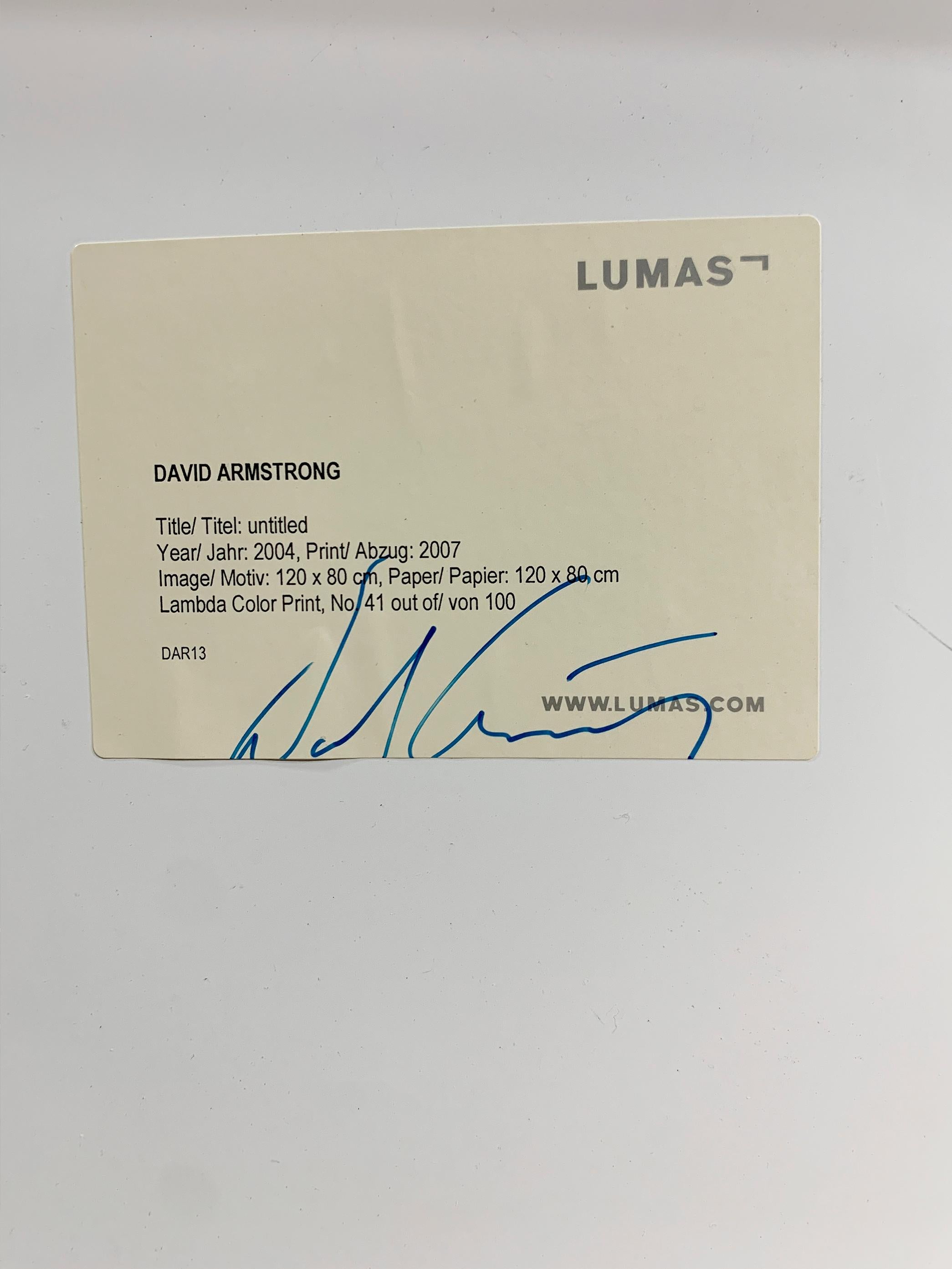 Fotografía de edición limitada (41 de 100), firmada por David Armstrong para Lumas en Bueno estado para la venta en Beirut, LB