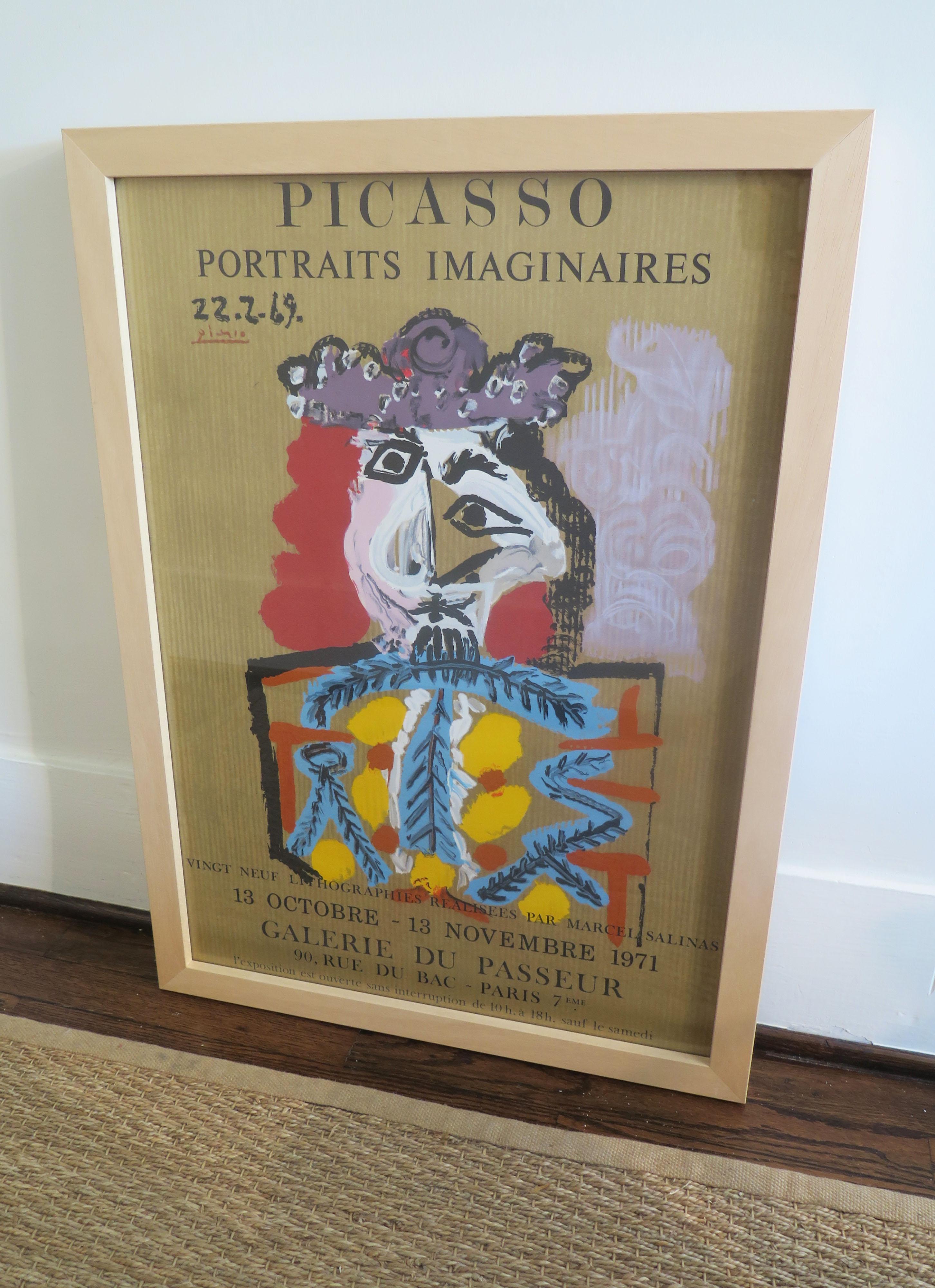 Limited Edition Picasso Poster In Excellent Condition In Houston, TX