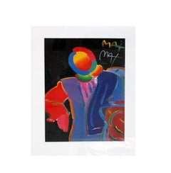 Stampa in edizione limitata di Peter Max "Dega Man