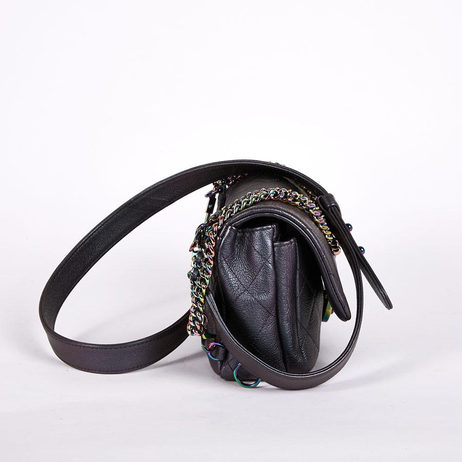 chanel purple iridescent bag