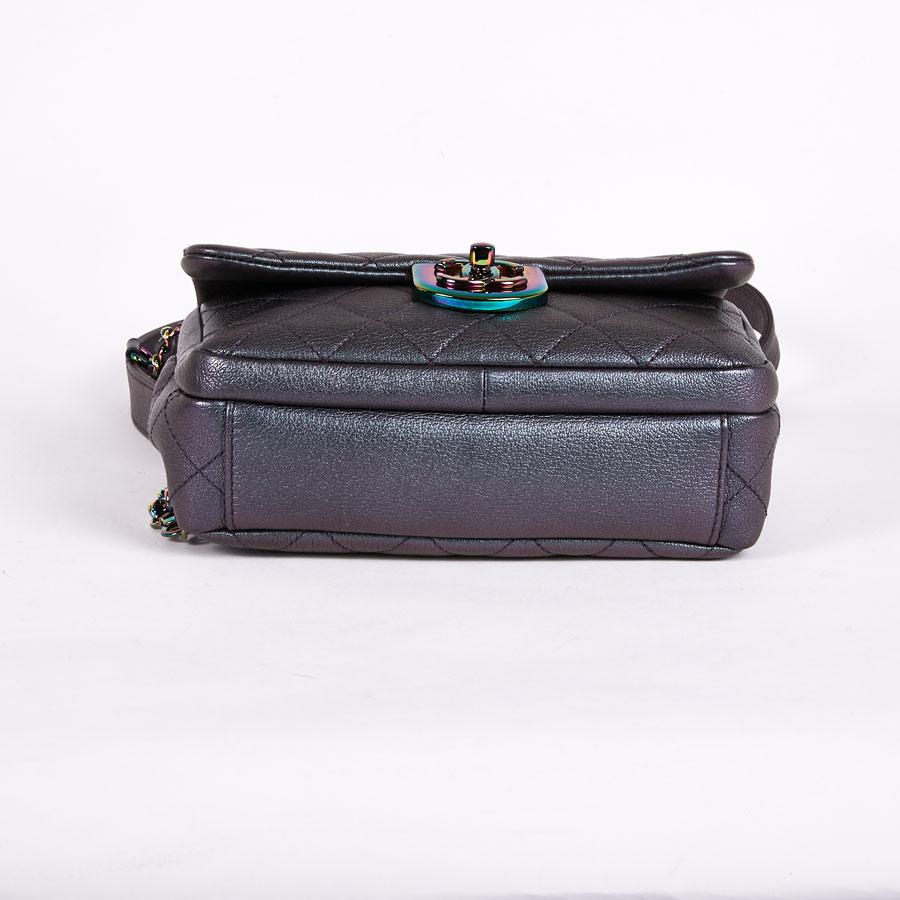 purple iridescent chanel bag